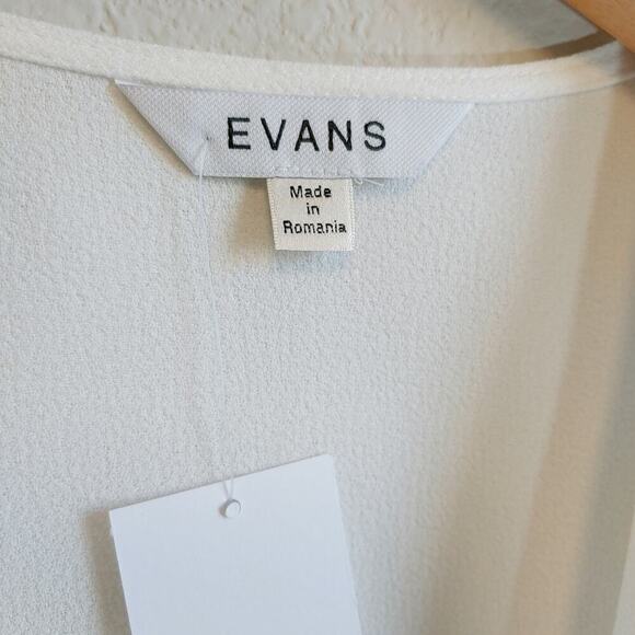 Evans Open Front Long-Line Jacket Sz 16 - Picture 4 of 9